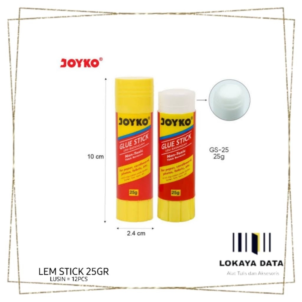 

JOYKO LEM KERTAS STICK 25GR (BESAR)