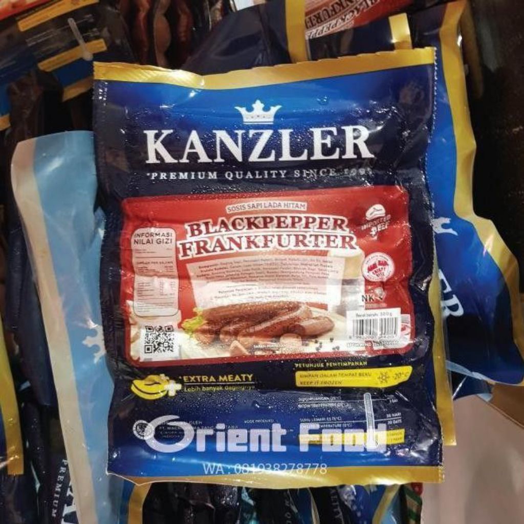 

sosis kanzler black paper Frankfurter