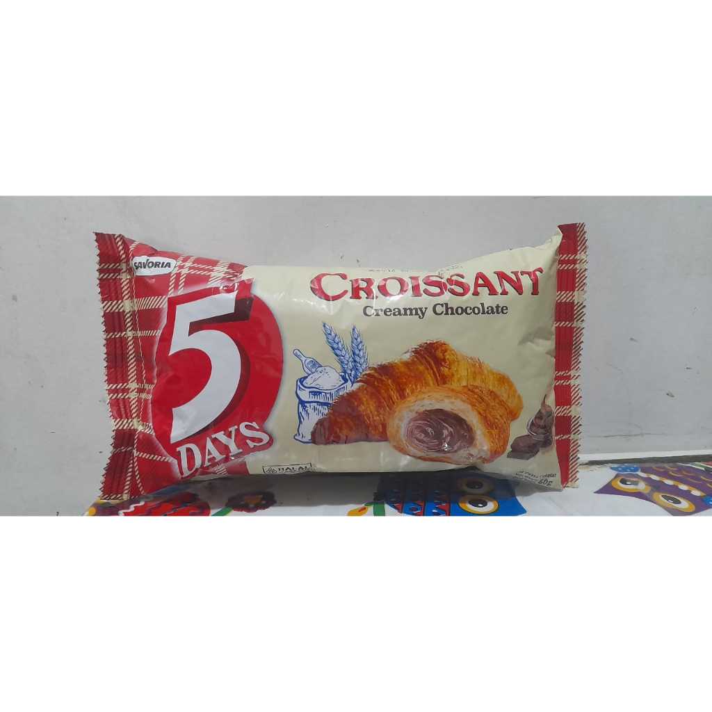 

5 Days Croissant Chocolate/Banana/Cheese/Berry 60gr