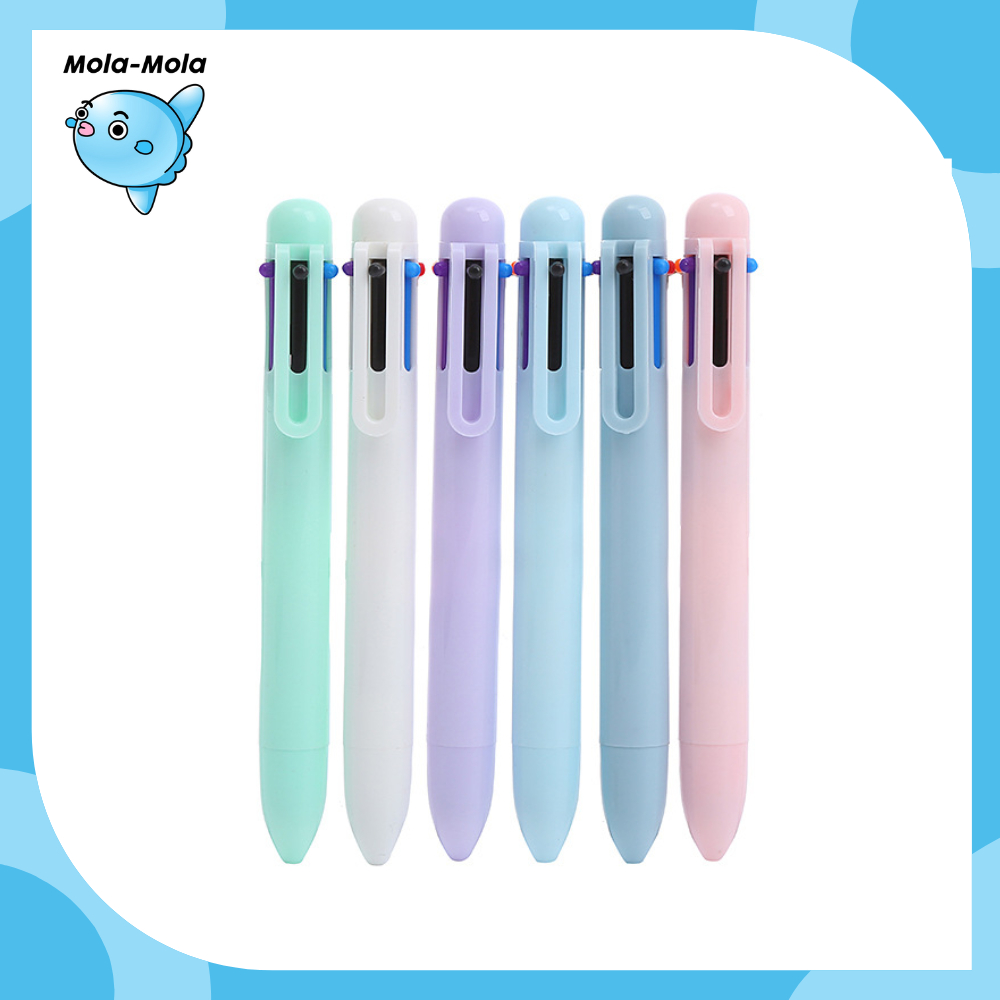 

Pulpen Warna Mekanik Pastel Color / 6 In 1 Warna Pulpen Multicolor / Pulpen Warna Warni / Pulpen Sekolah Multicolor Y3438