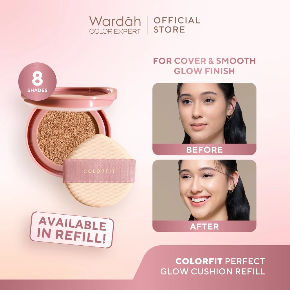 WARDAH Refill Colorfit Perfect Glow Cushion / Colorfit Wardah Cushion