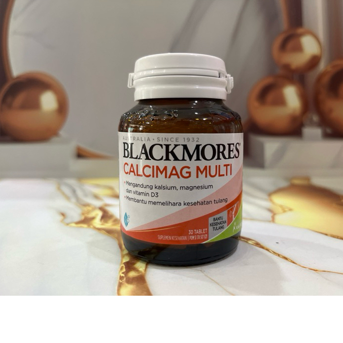 BLACKMORES CALCIMAG MULTI , MENDUKUNG FUNGSI OTOT DAN SARAF SERTA MENGOBATI PENYAKIT TULANG.