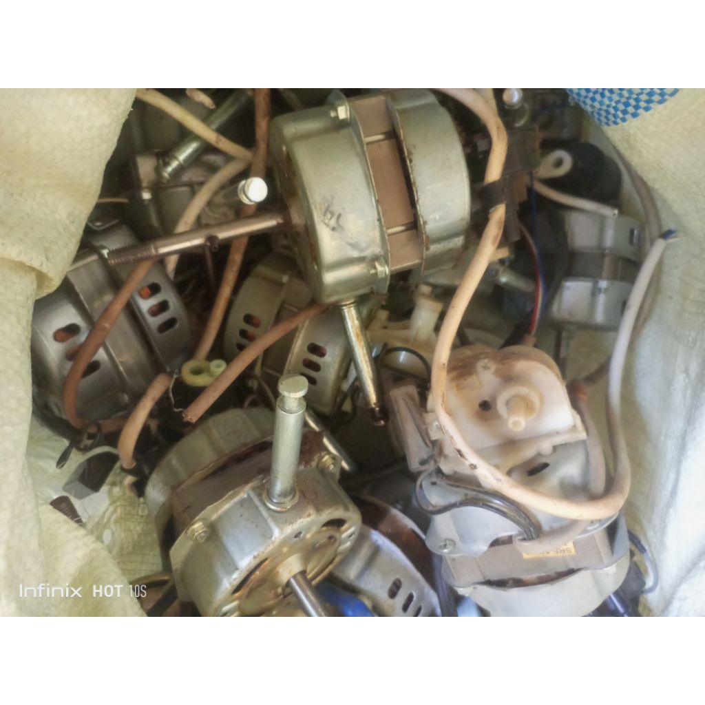 dinamo kipas angin bekas / rusak gembling buat oplosan