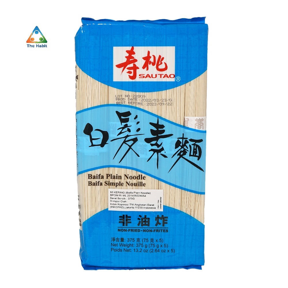 

(The Habit) SSF Baifa Plain Noodle 375gr