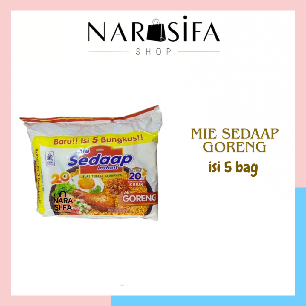 

Mie Sedaap Goreng Instan isi 5 bag