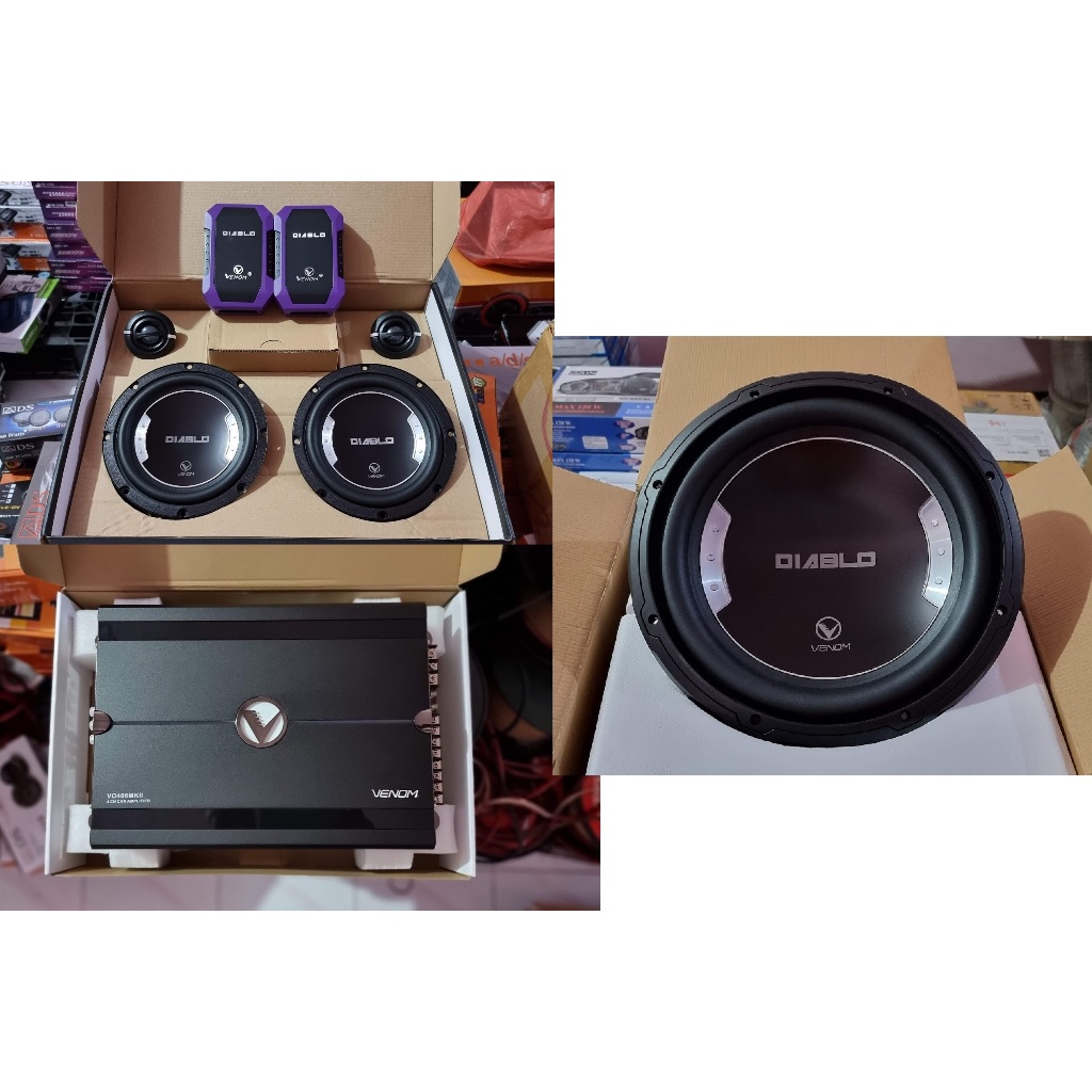 PAKETAN AUDIO 2WAY VENOM DIABLO