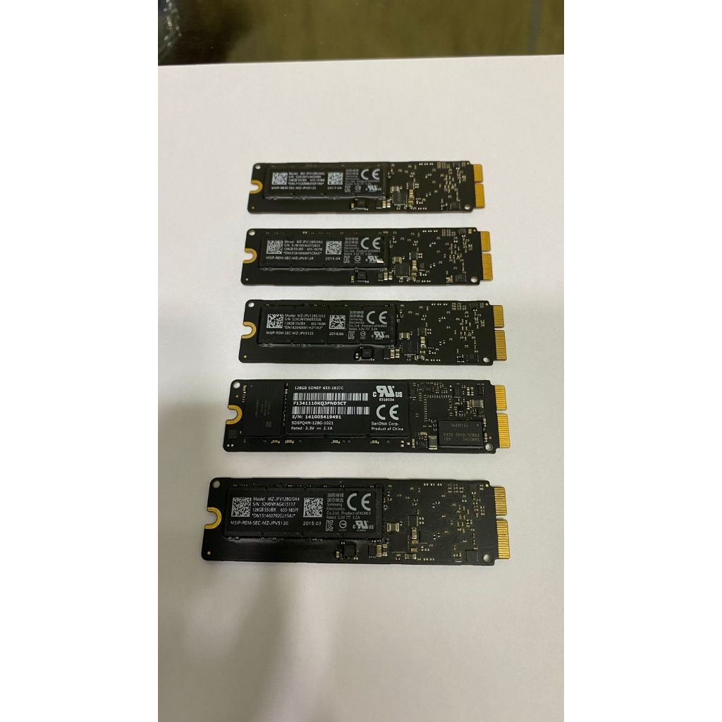 SSD 128GB For Macbook Air 2013-2017 & Macbook Pro 2013-2015 ORIGINAL