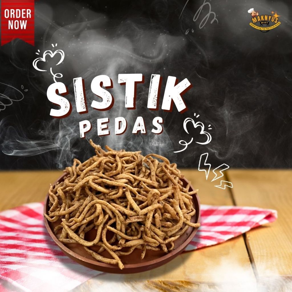 

Keripik Stik Pedas Daun Jeruk 100gr – 1kg | Renyah, Gurih, Tanpa Pengawet, Packing Aman