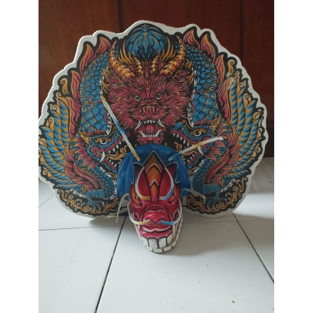 Caplokan Barongan printing Naga Besar