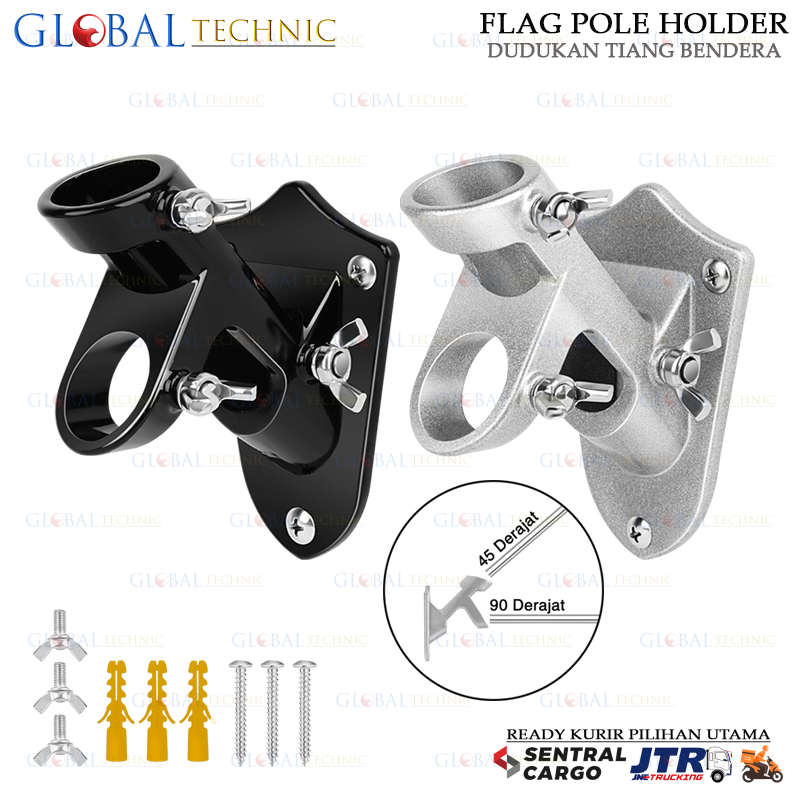 Bracket Tiang Bendera / Dudukan Tiang Bendera Tembok