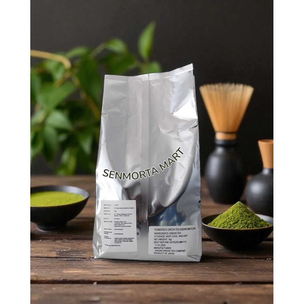 

SASAKI PURE MATCHA POWDER IMPORT JEPANG ASLI 100% | 50 & 100 GRAM