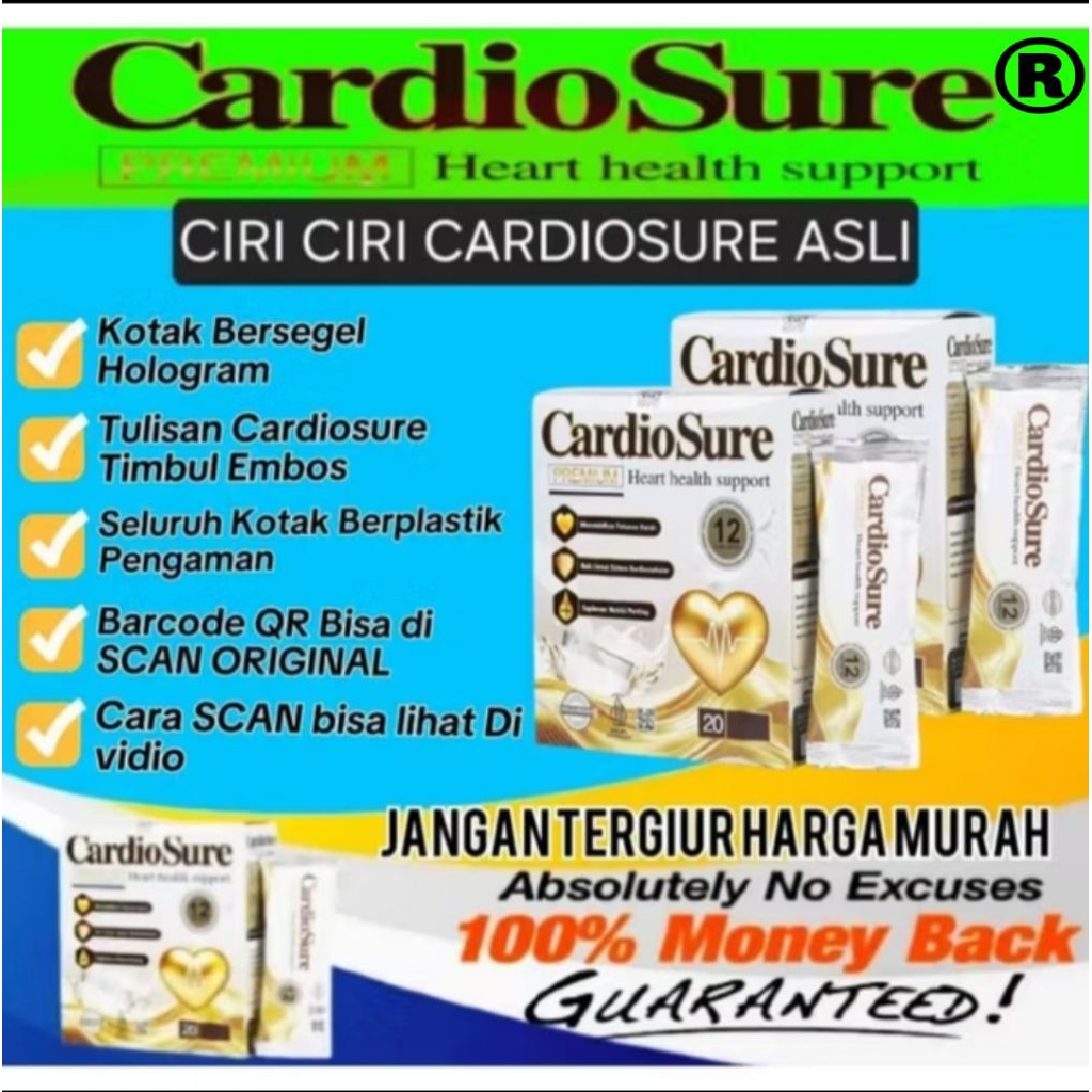 

CardioSure Milk Susu Obat Hipertensi Jantung Sehat Normal