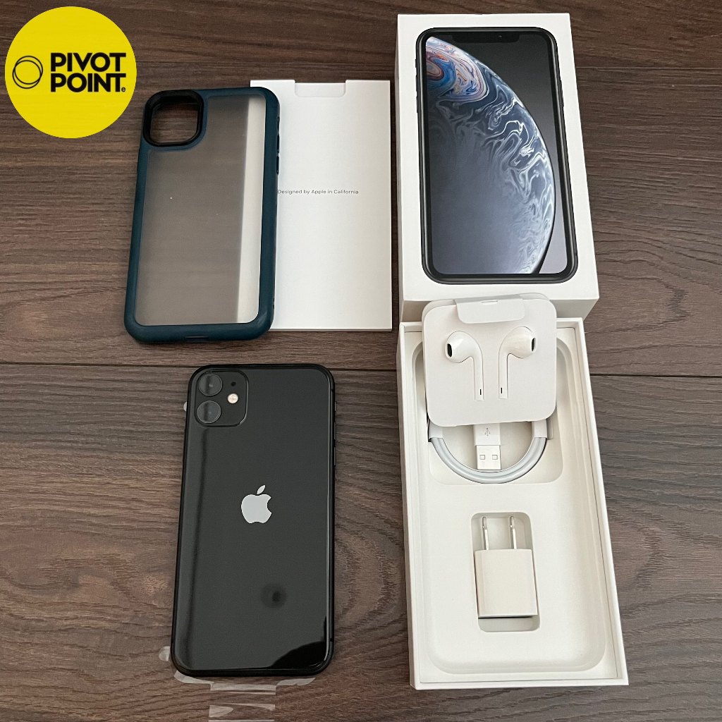 Apple iPhone 11 Black 128GB Mulus 2nd LNIB Complete Set A2223 MWN72ZA Preloved