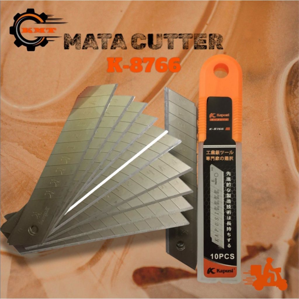 

Kapusi Mata Cutter/Isian Cutter 2 Varian Warna/Mata Pisau Cuter Per 10 Pcs