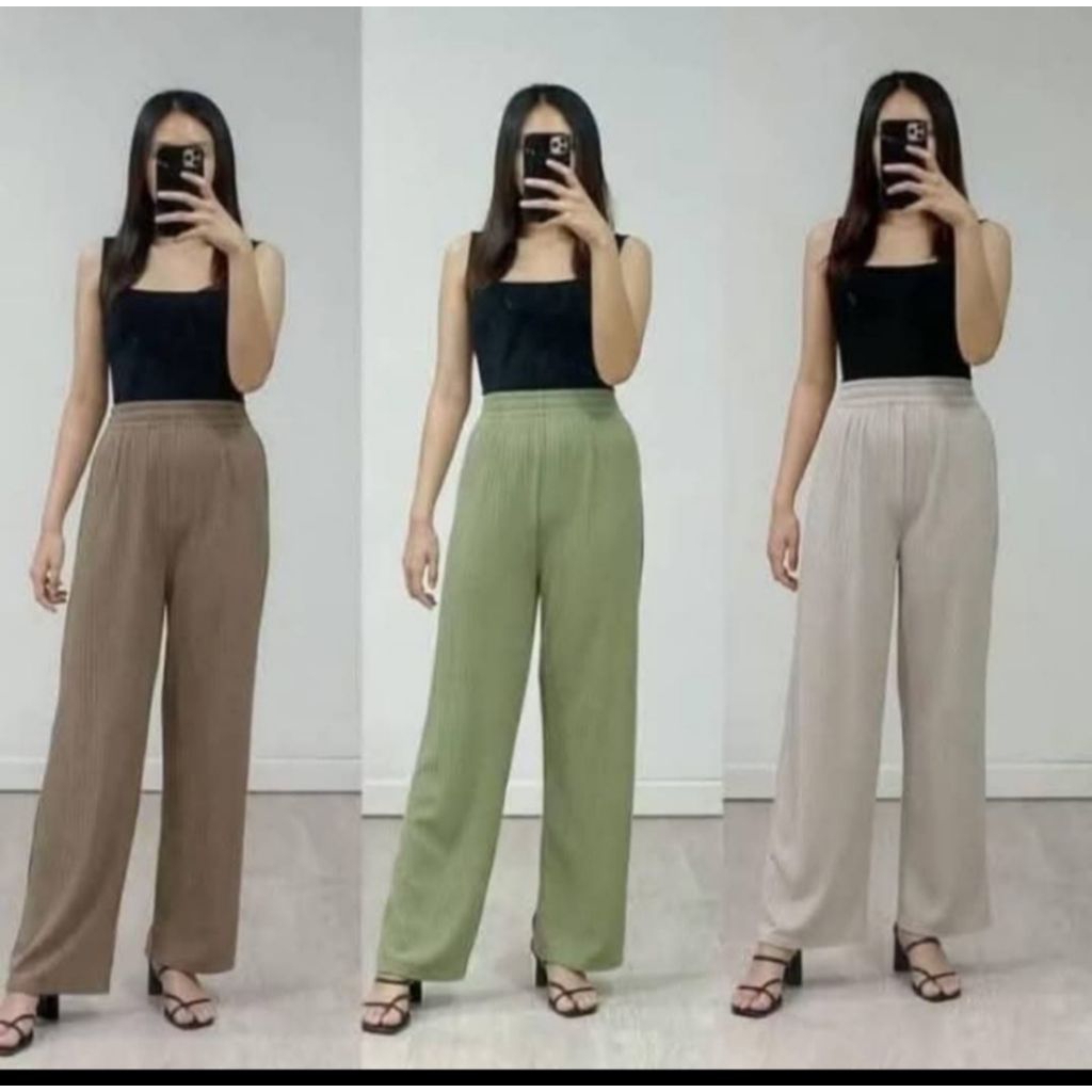 celana kulot wanita jumbo premium / celana kulot polos wanita