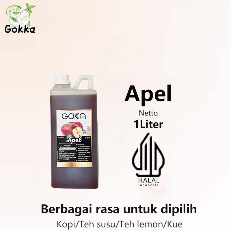 

Gokka Apel Syarup 1l - Sirup Apel Gokka - Halal