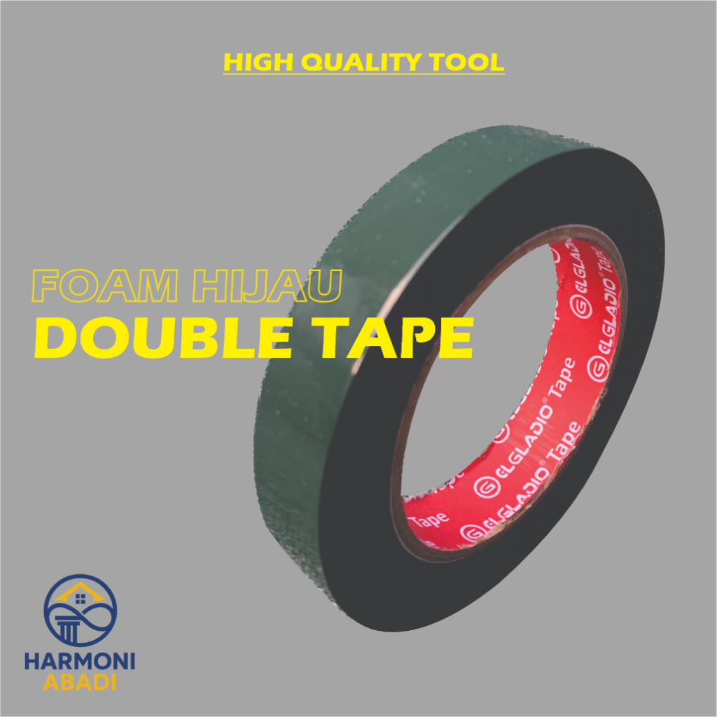 

DOUBLE TAPE FOAM ISOLASI BOLAK BALIK BUSA HIJAU / PLESTER BOLAK BALIK HIJAU