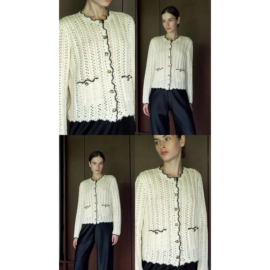 DUMA Positano Cardigan | Cream