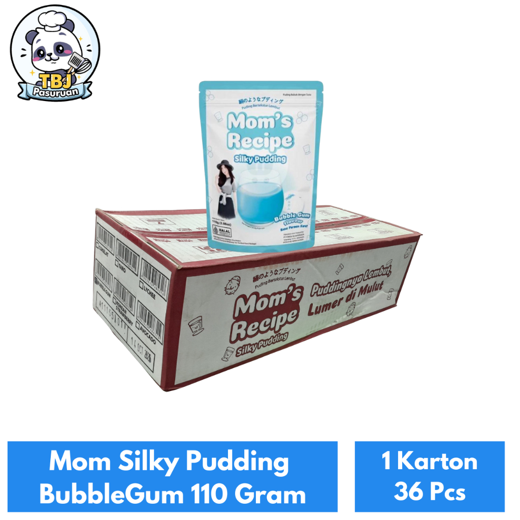 

Mom Silky Pudding BubbleGum 110 Gram Kemasan 1 Karton Isi 36 Pcs
