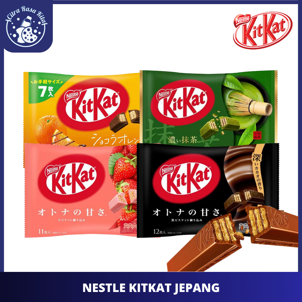 

KitKat Dark Matcha Strawberry Chocolate Original Japan - High Quality