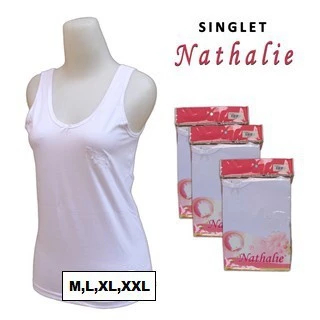 Singlet Nathalie Ukuran M, L, XL, XXL | Singlet Natalie | Kaos Dalam Nathalie | Singlet Wanita | Kao