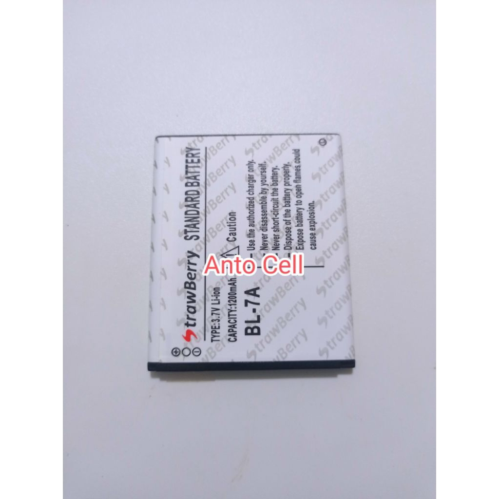 Baterai batre Strowberry BL-7A S8805 ST168 ST808 S7 Sun strawberry BL7A battery hp
