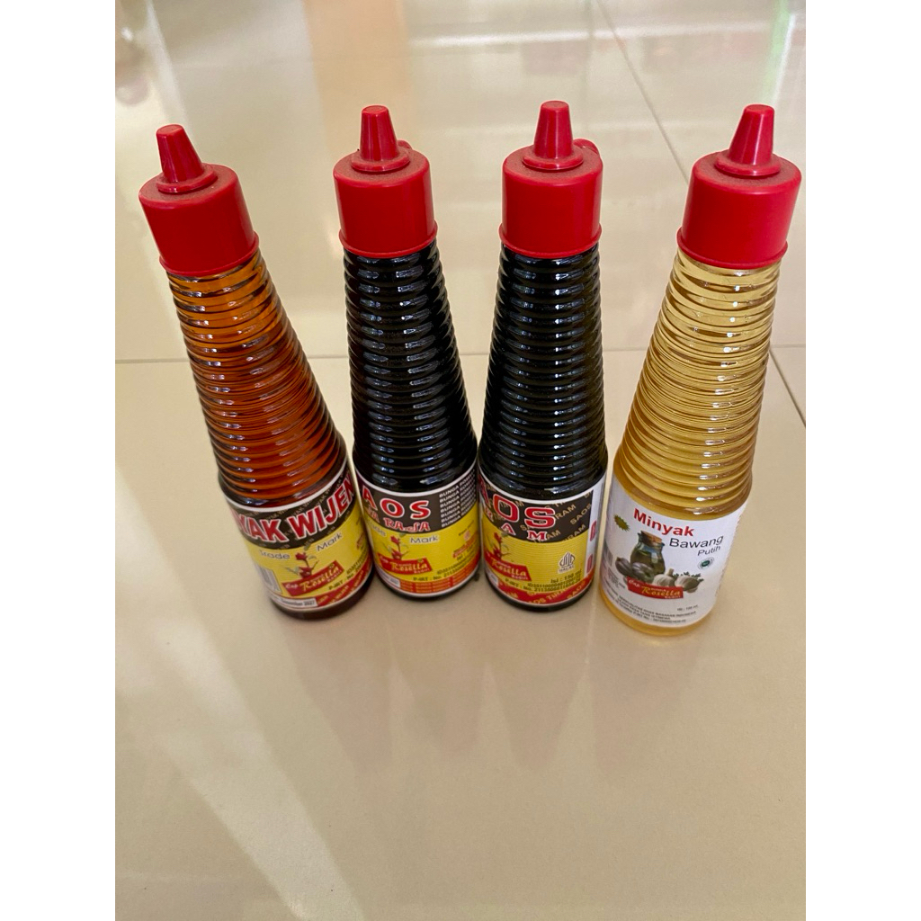 

Cap Bunga Rosella Minyak Wijen / Saos Raja Rasa / Saos Tiram / Minyak Bawang Putih (150ml)