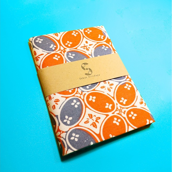 

SND - Jurnal A5 Batik Kawung orange softcover