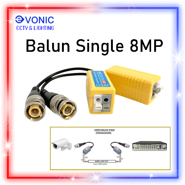 Video Balun 8mp Single