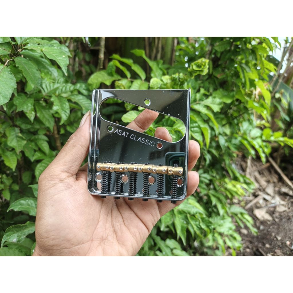 Bridge Gitar G&L GNL Asat Classic Telecaster Individual Saddle