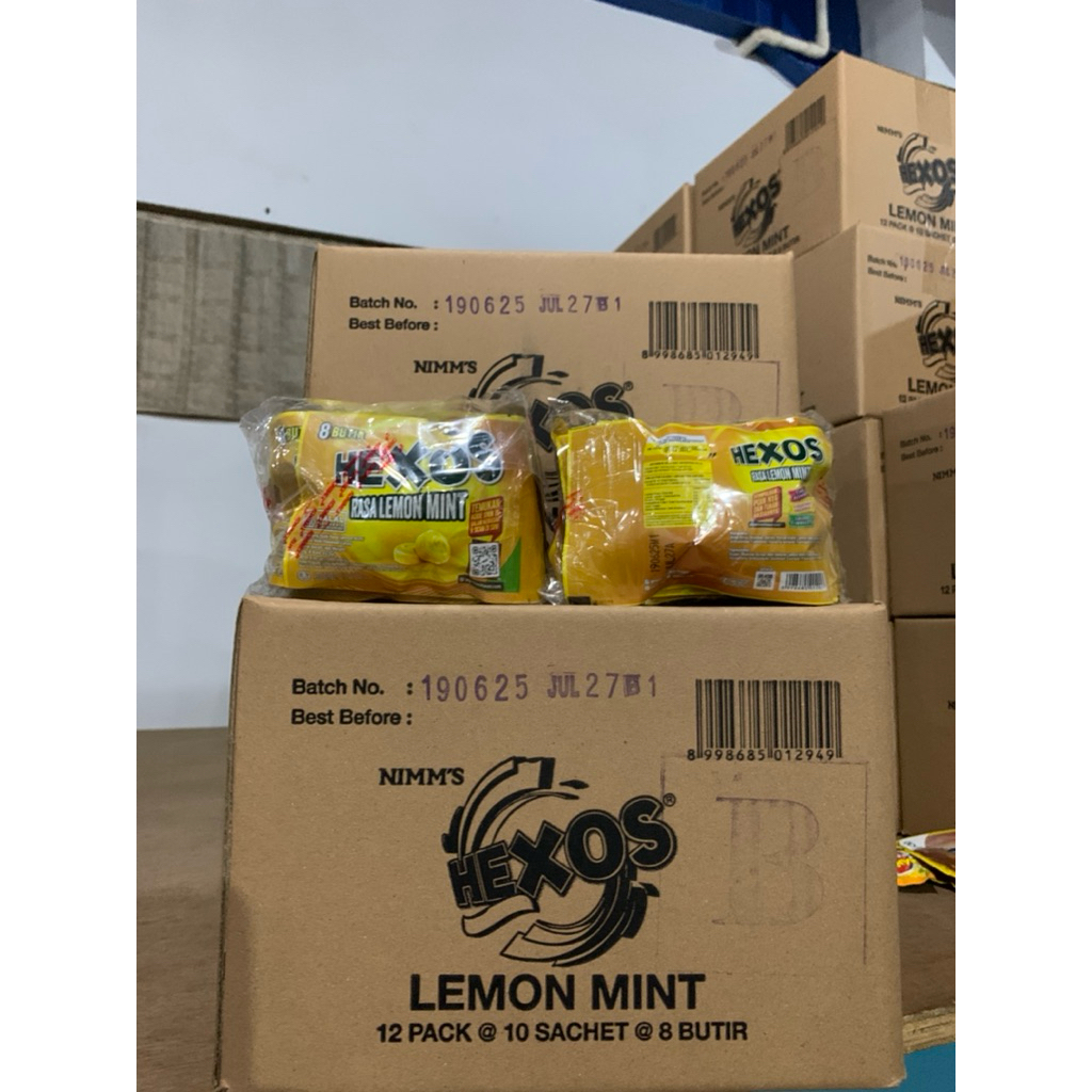 

Hexos Lemon Kemasan Ziplock 8 butir 1 palstik isi 10 sachet