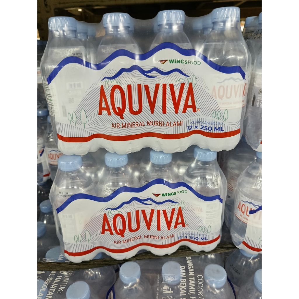 

Air Mineral Aquviva Murni Alami 250 Ml (12 Pcs) / Pack