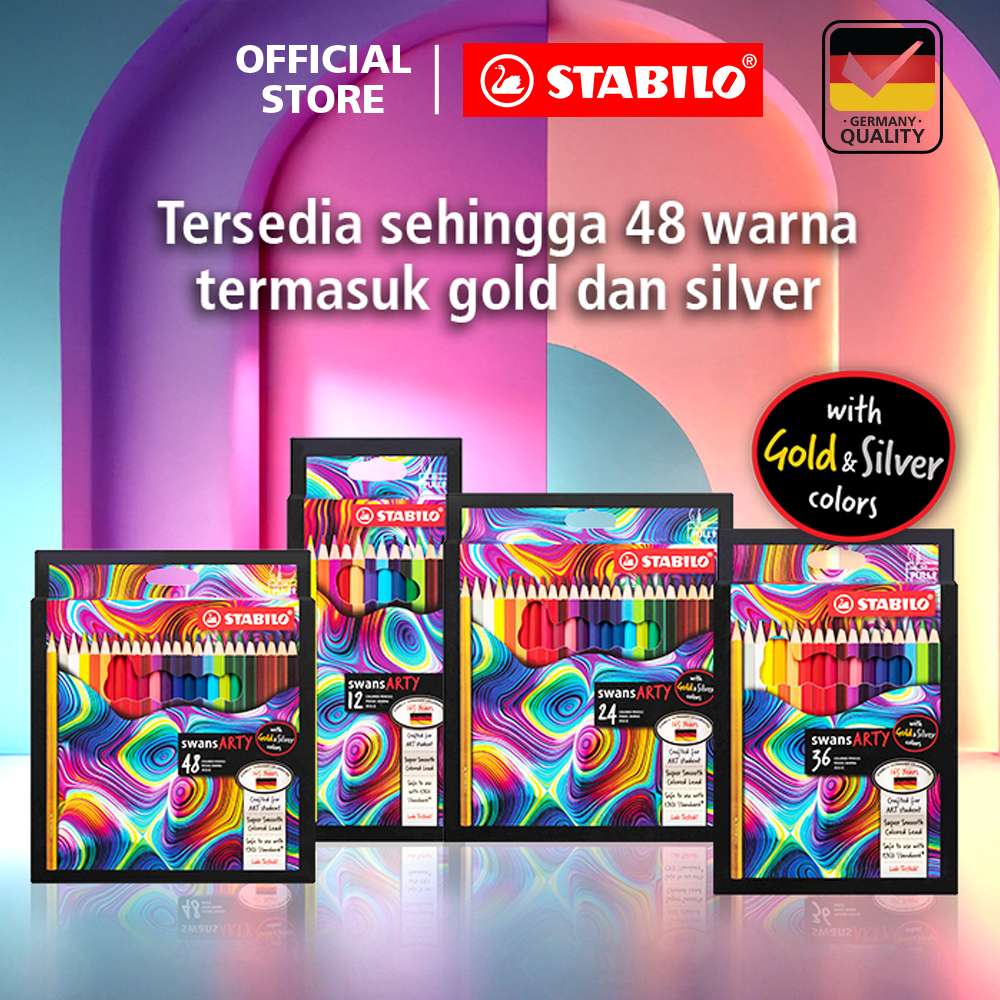 

STABILO PENSIL WARNA SWANS ARTY