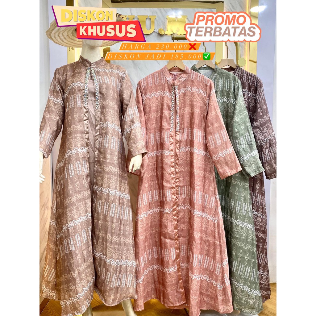 gamis Outher sutra motif