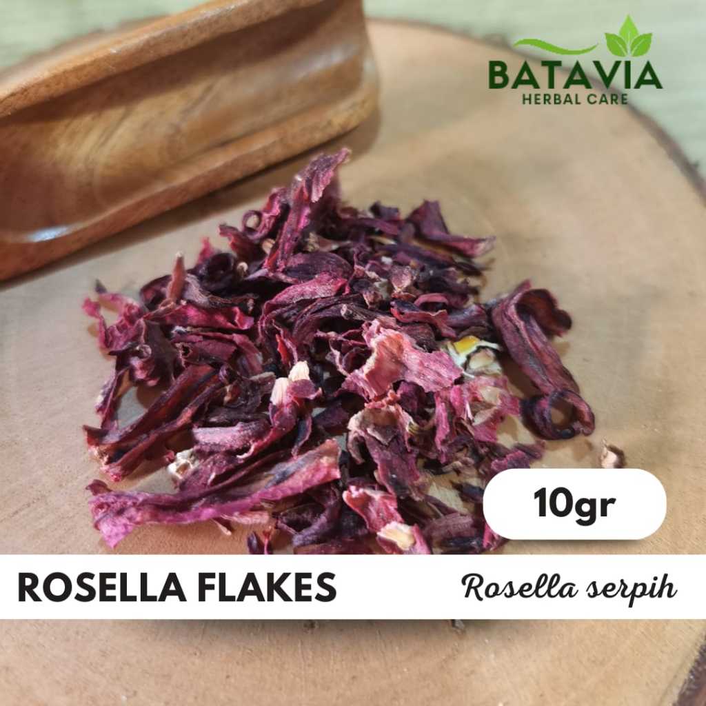 

Teh Bunga Rosella Kering Serpih Murni Premium Hibiscua Tea Flakes Teh Rosella