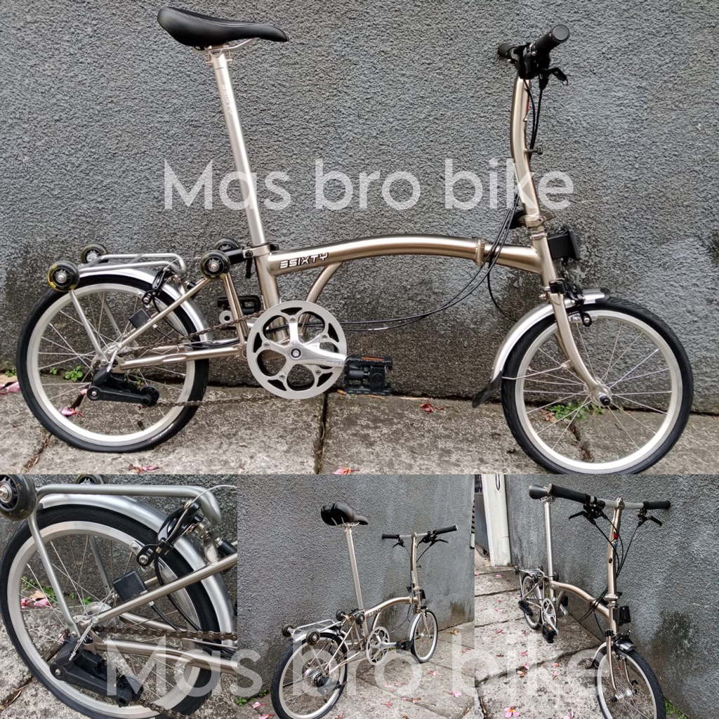sepeda lipat 3sixty 3 speed new not pikes 3sixty folding bike