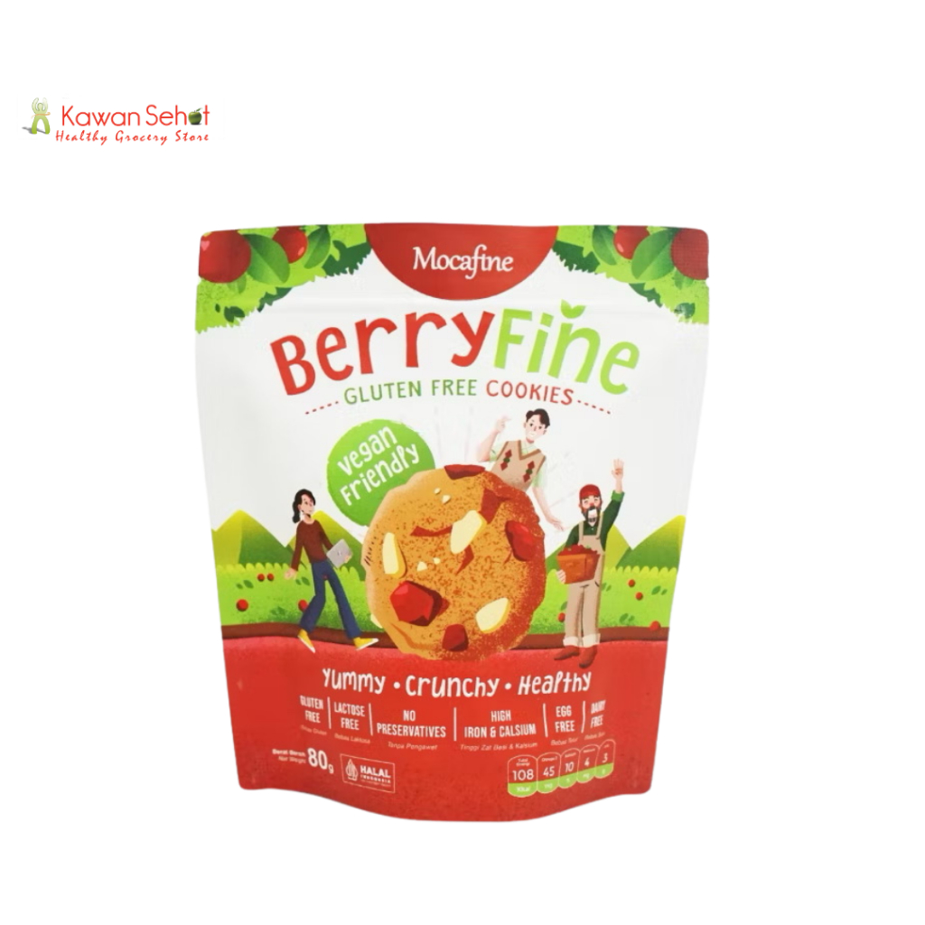 

Mocafine Berryfine Gluten Free Vegan Cookies 80g