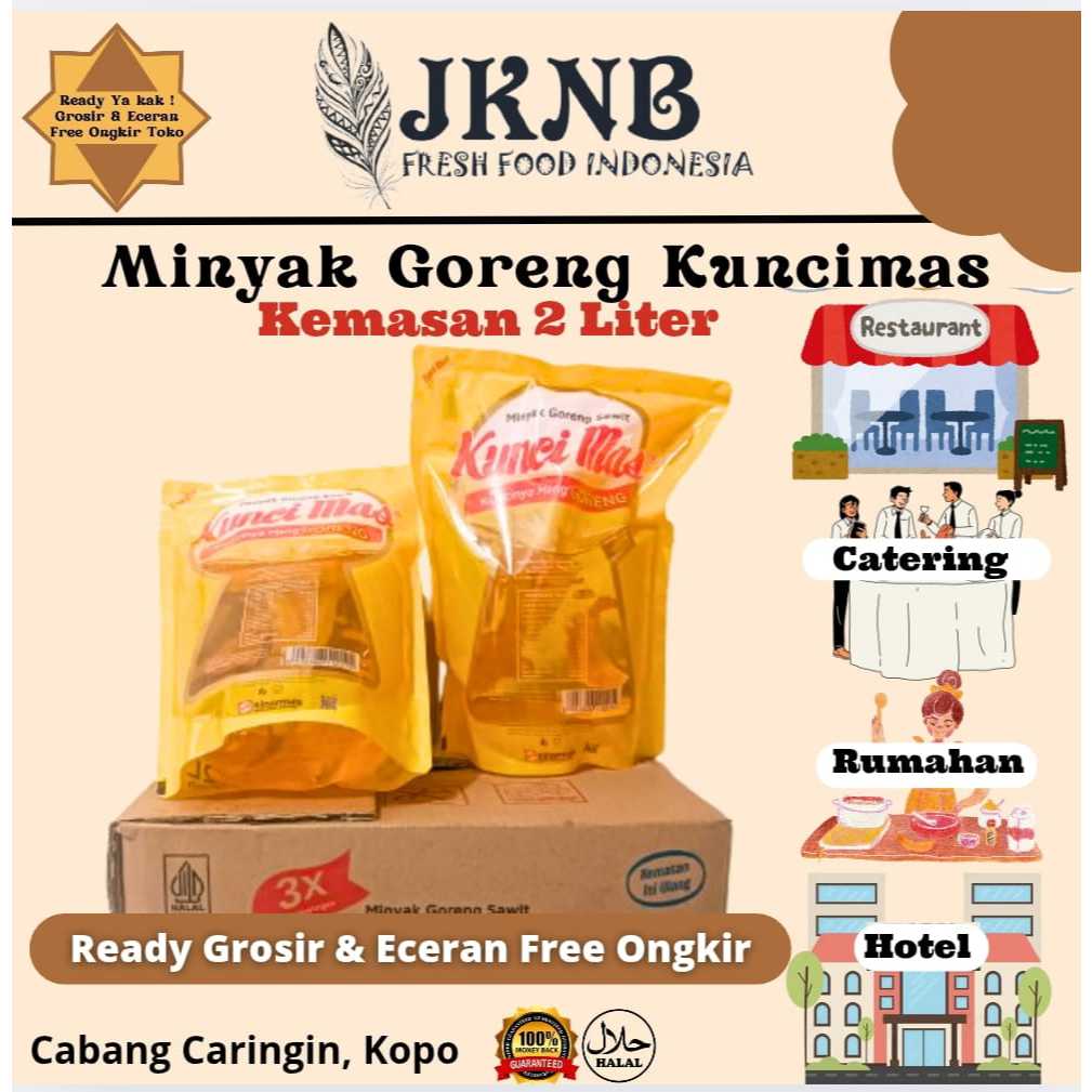 

Minyak Goreng KunciMas 2L I Minyak Goreng 2L I JKNB Fresh Food
