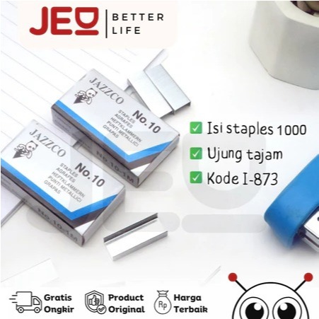 

ISI STAPLES 1BOX ISI 1000PCS (BOX KECIL) JAZZCO