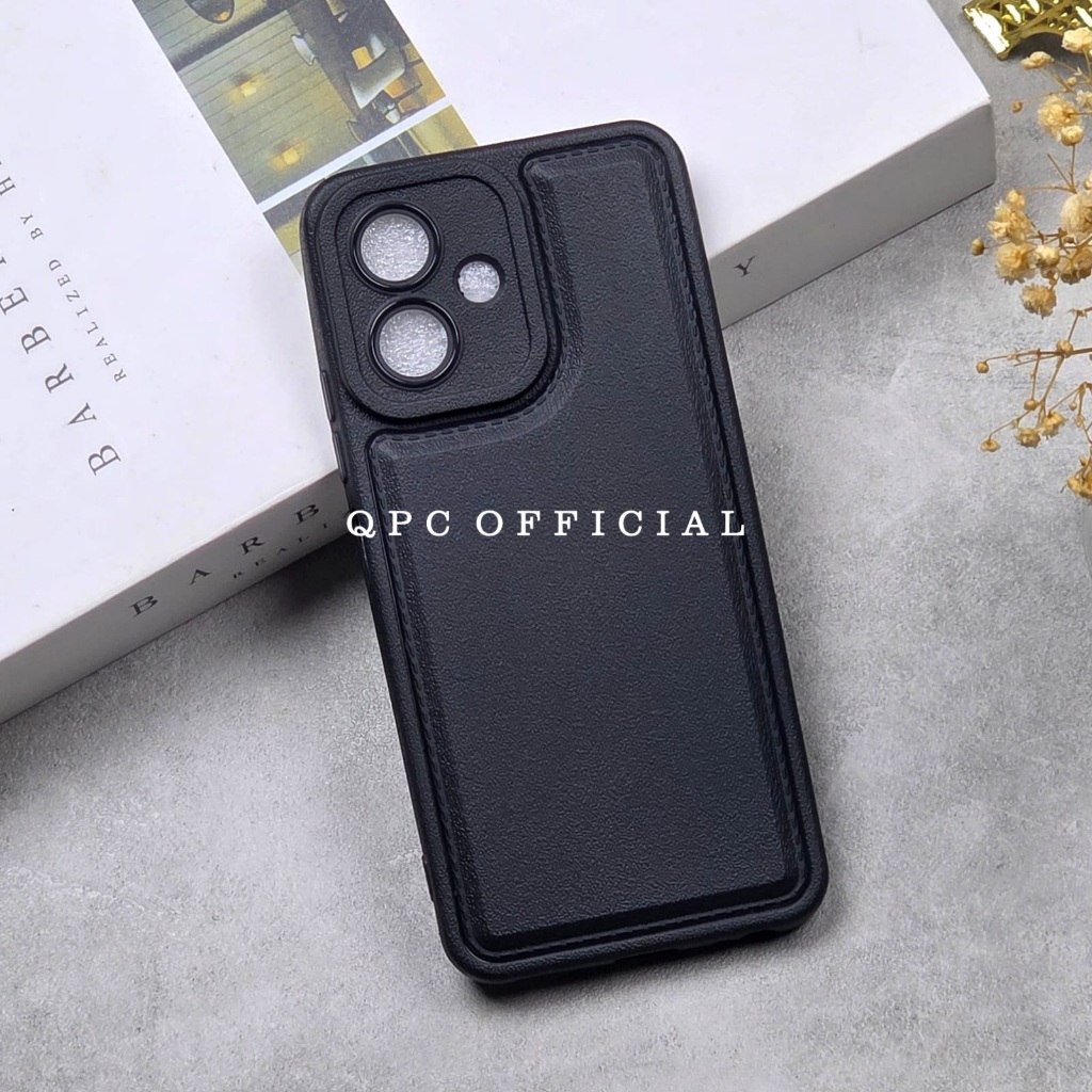 Tecno Spark GO 2 Tecno Spark GO 1 Case Leather Pro Kamera Black Tecno Spark GO 2 Tecno Spark GO 1