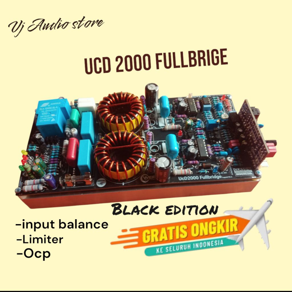 class D UCD fullbrige 2000 power  full fitur, limiter,ocp