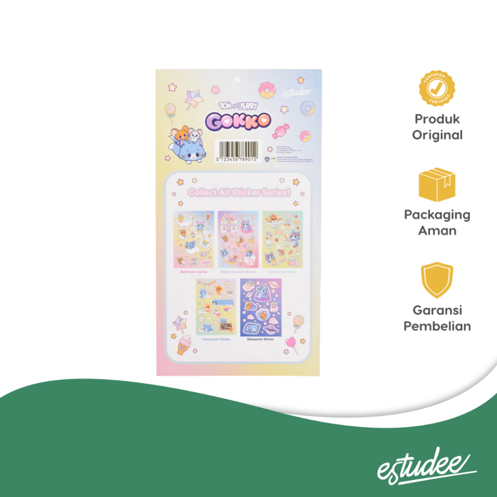 

ESTUDEE A6 STICKER SWEET DESSERTS GOKKO