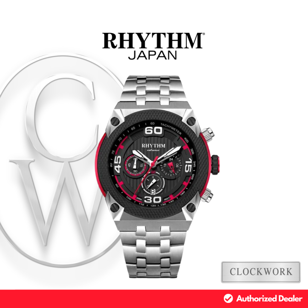Jam Tangan Pria Wanita Rhythm Kulit Karet Rantai Classic Simple Elegan Mewah Khusus Promo Spesial Di