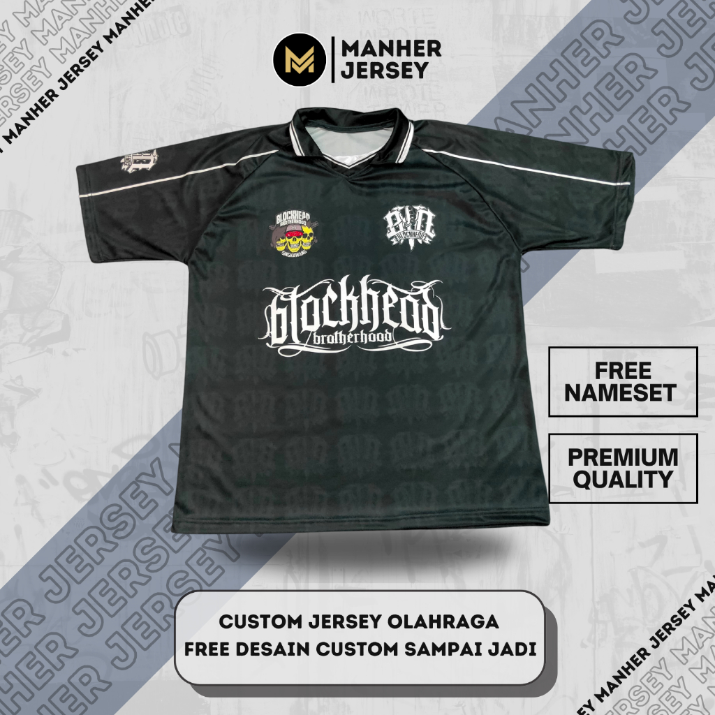 BAJU BLOCKHEAD BROTHERHOOD FULL PRINTING