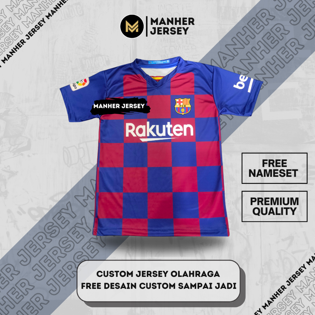 JERSEY BARCELONA 2019 2020 FULL PRINTING
