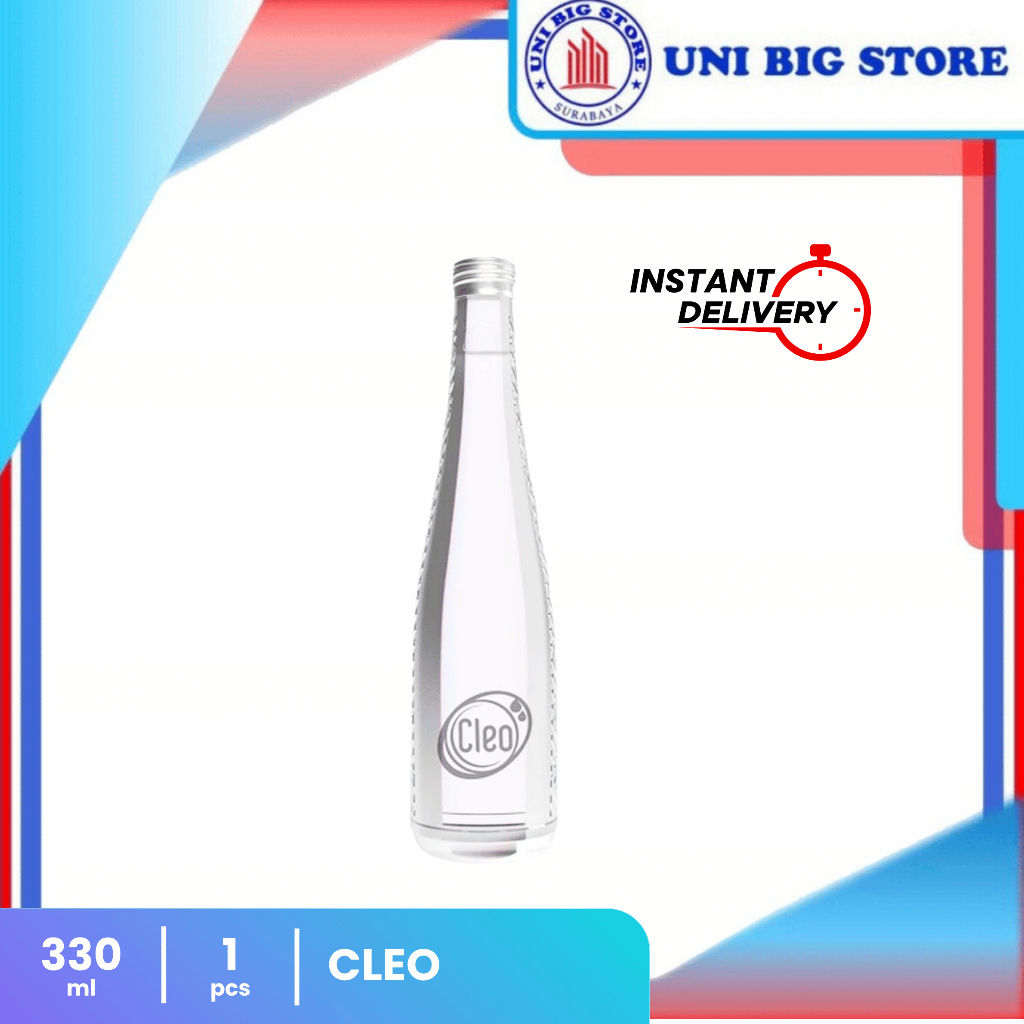 

Cleo Air Minum Glass Bottle 330 ml Botol Kaca