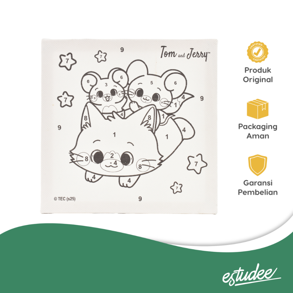 

ESTUDEE PAINT BY NUMBER 20X20 STARS GOKKO