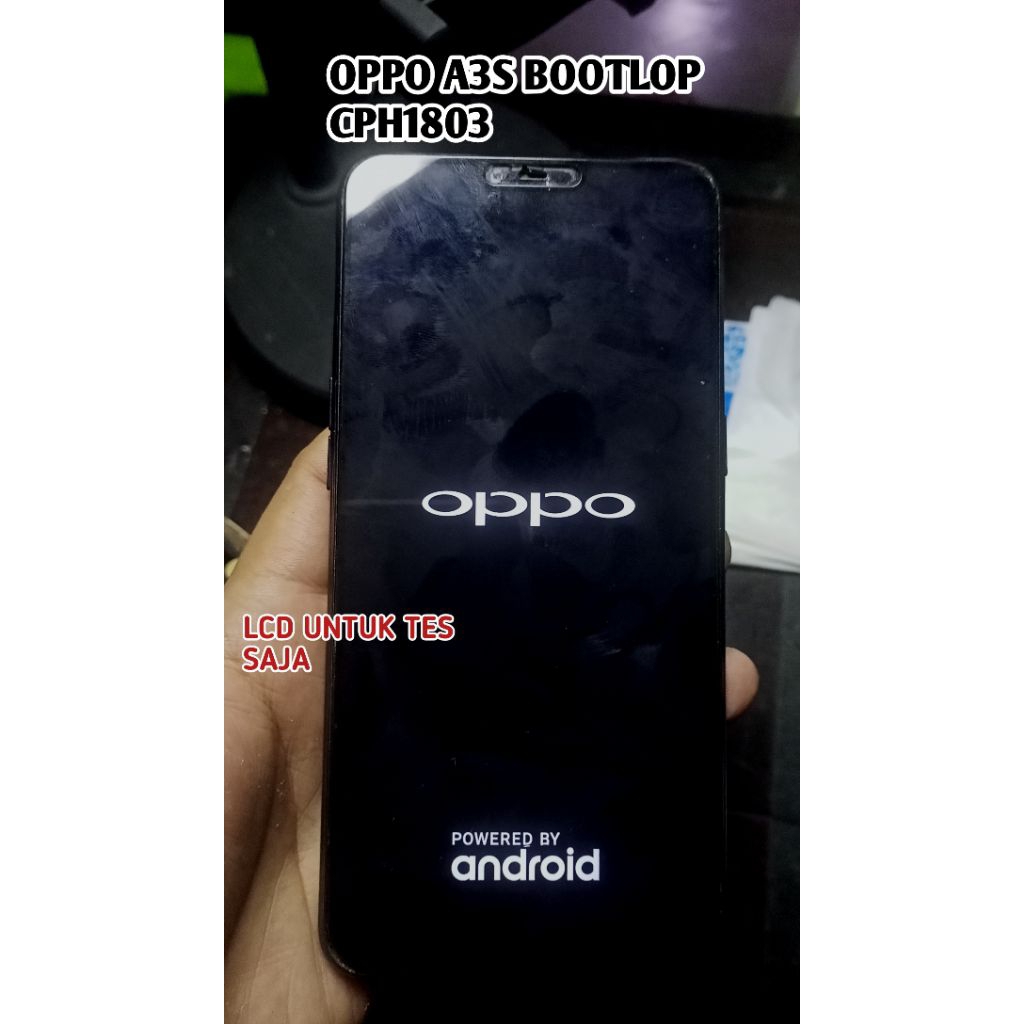 mesin oppo a3s bootloop cph1803
