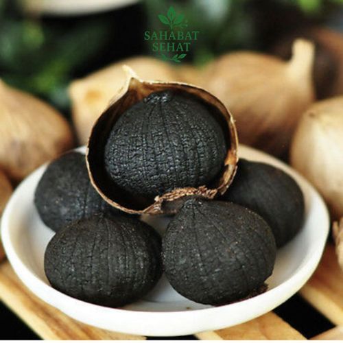 

Bawang Putih Hitam Lanang Fermentasi 500gr Black Garlic Tunggal Premium Bawang Hitam Herbal