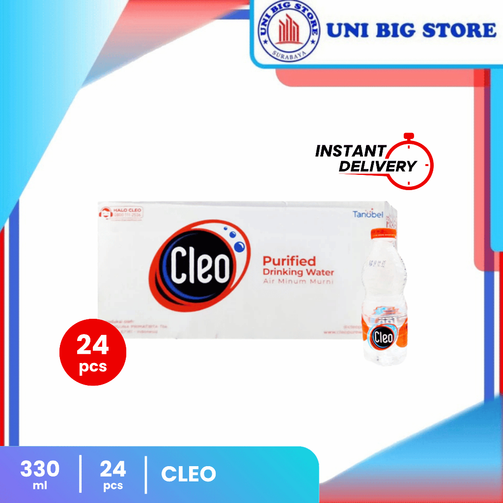 

CLEO Air Minum Botol 330 ml DUS 24 Pcs